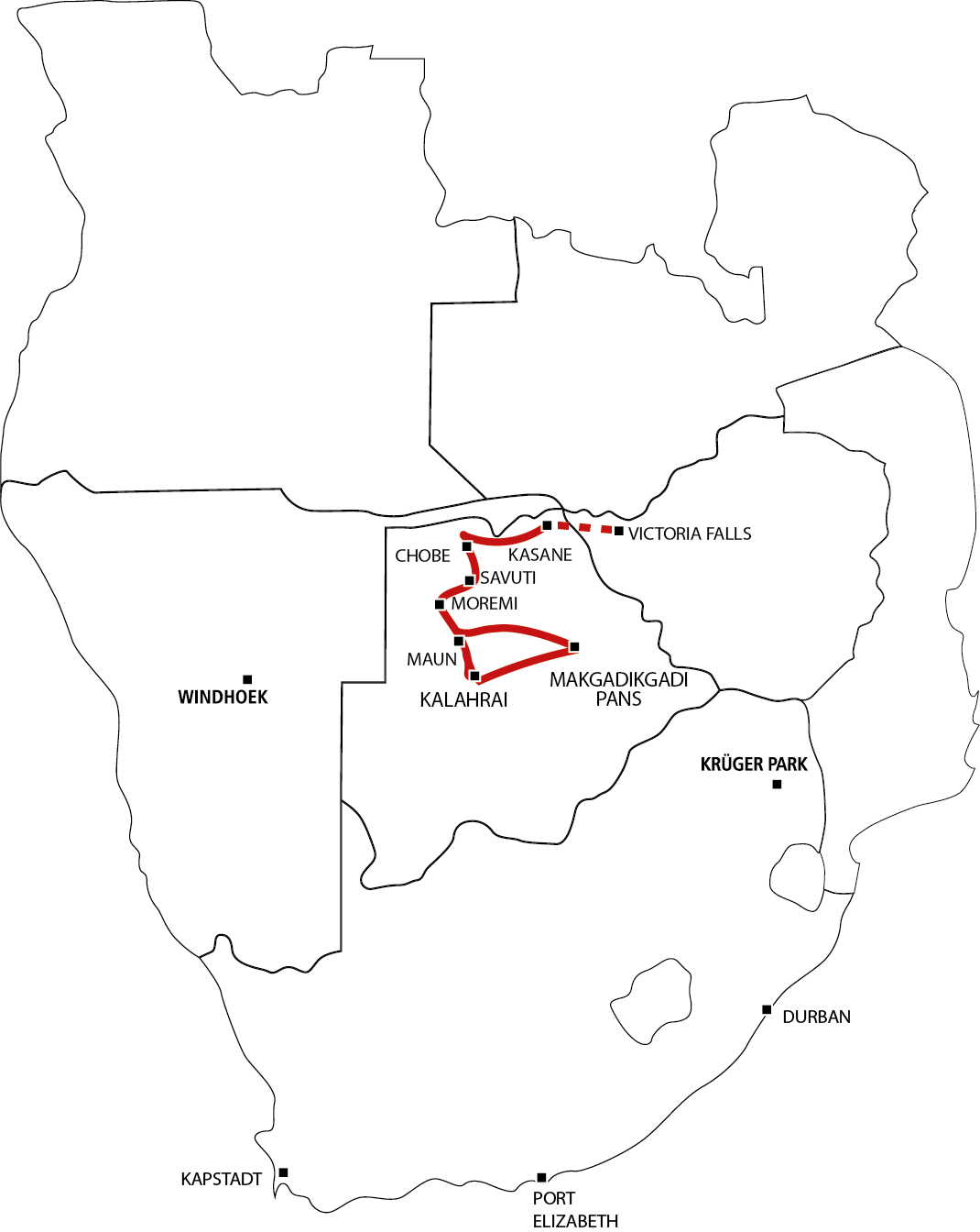 Drifters Camping Safari Botswana