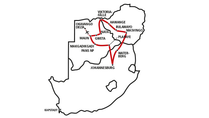 Botswana Zimbabwe Combo